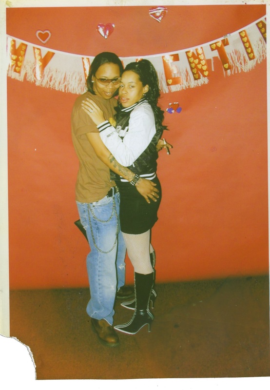 Two performers of Soakie's pose for a photo together at a St. Louis event.